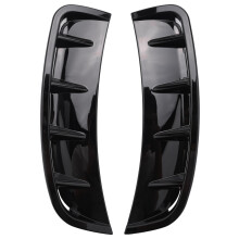 Black Front Wheel Side Air Vent Canards Trim Decoration for - A-Class W177 A200 A250 A220 A35 AMG 2019 2020