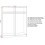Malvern 4 Door Wardrobe - White 8