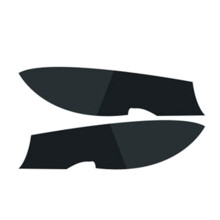 Car Front Headlight Cover TPU Protective Film for- 3 Series G20 G21 2019 2020 2021 Smoked Black