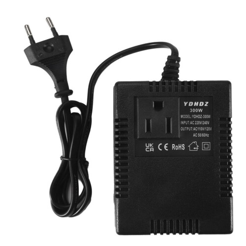 300W Spannung  220V zu 110V Transformator Step Down Transformer Spannung  Reise Adapter EU Stecker