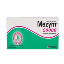 Mezym Forte 20000 20 Tablets Digestive Supplement