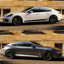 Vinyl Body Decals Sports for Racing Long Amg Universal DIY Styling Car Stickers Stripe for 2PCS 220x14cm