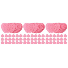 Lint-Free Rosy Cotton Heart-Shaped Nail Remover Wipes for Nails