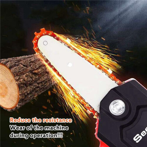 8 Pcs 4 Inch  Steel Chainsaw Chain Electric Pruning Saw Accessory Garden Tool Replacement 2