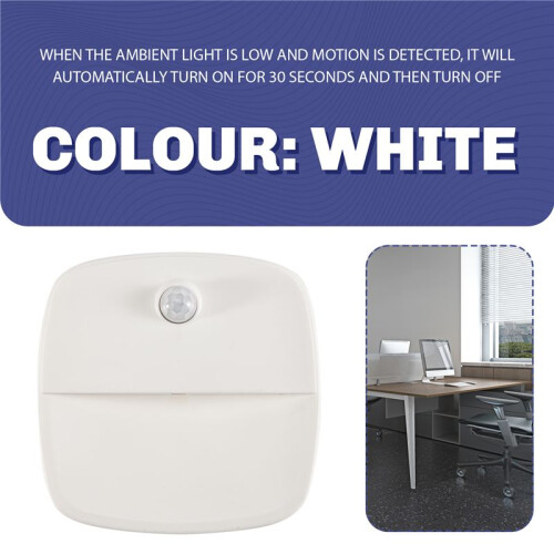 Indoor Motion Sensor Light,Battery Operated LED Night Light, Automatic Stair Night Light for Hallway,Orientation Light 2