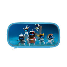 (Style E5) Bot Childrens Astro Double Layer Pencil Organizer With Nylon Use Classroom For