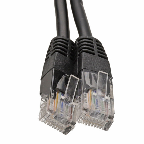 kenable Black Network Ethernet RJ45 Cat5E-CCA UTP PATCH 26AWG Cable Lead 30m