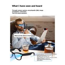 AI Glasses with 8MP Camera Video Recording AI Photo Recognition Call Voice Translation Sunglasses C
