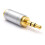 kenable 2.5mm Socket to 3.5mm Plug Stereo Headphone Audio Cable Adapter All Metal 2