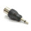 kenable RF Push Type Female Coax Socket to 3.5mm Mono Jack Plug Adapter 3