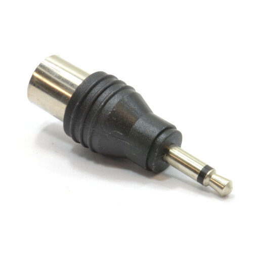 kenable RF Push Type Female Coax Socket to 3.5mm Mono Jack Plug Adapter 2
