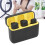 Micro lavalier sans fil 2,4 GHz, microphone de 150 mAh, étui 1