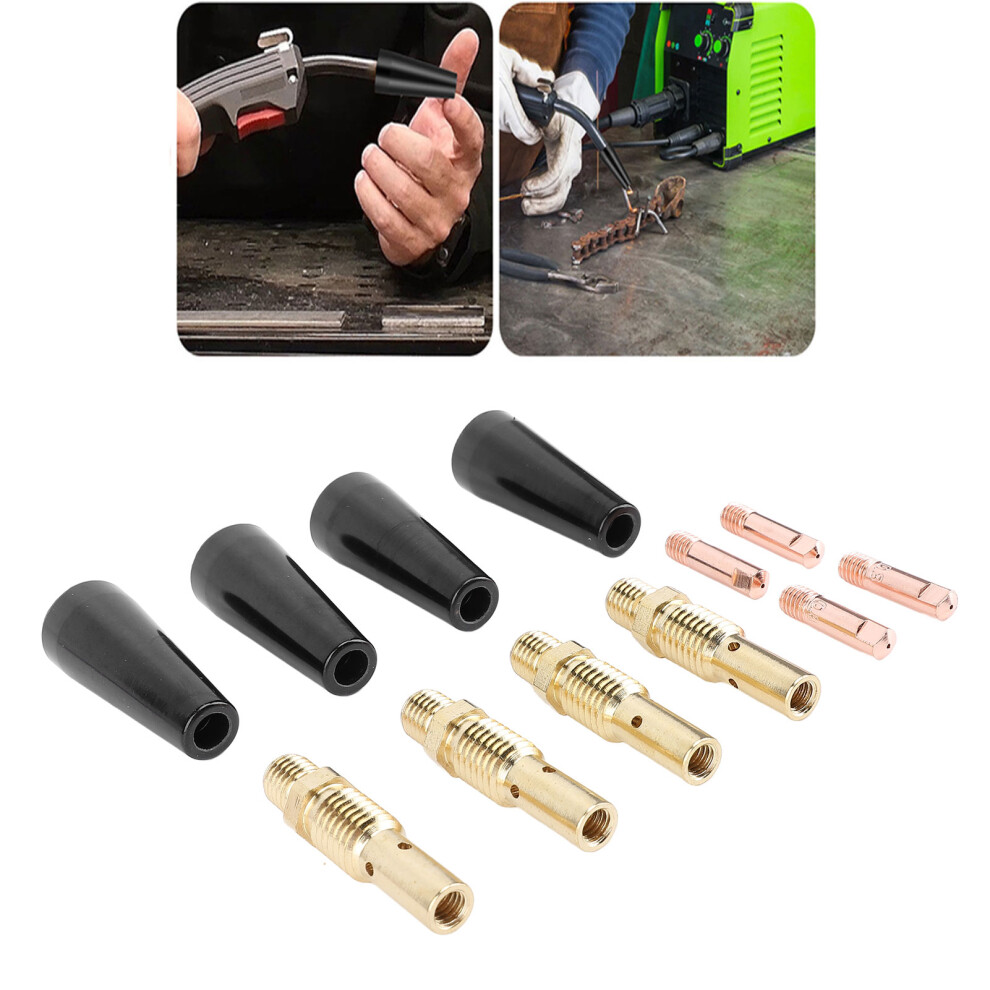 48 Pcs Gasless Flux Core Nozzle Tips Kit 0.030 Inch For Mig Welding 3561386546690