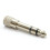 kenable 3.5mm Stereo Jack Socket to 6.35mm Stereo Male Plug Adapter Silver 2
