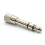 kenable 3.5mm Stereo Jack Socket to 6.35mm Stereo Male Plug Adapter Silver 3