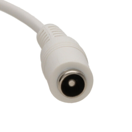 kenable 5.5 x 2.1mm DC Power Plug to Socket CCTV Extension Cable  1m WHITE 2