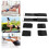 2Pcs Breathable Nylon Dumbbell Ankle Straps for Strength Training Black 1
