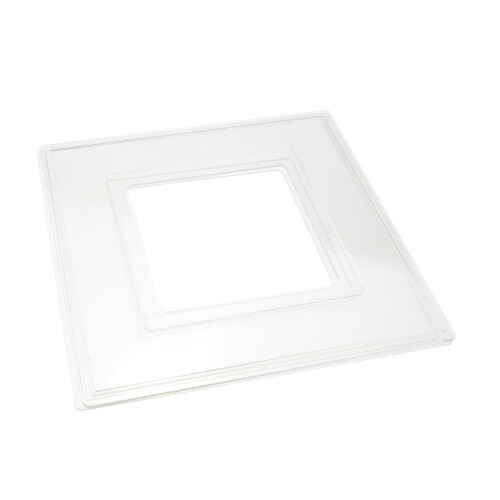 kenable Light Switch Surround Finger Plate Transparent Clear [2 Pack] 1