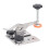Stainless Steel Hold Down Clamp for Wooden Projects, Quick Press 3