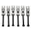 6Pcs Double Locking Tremolo Saddles, Silver 3