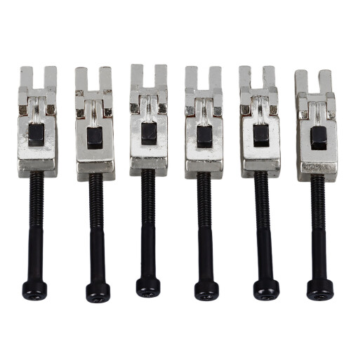 6Pcs Double Locking Tremolo Saddles, Silver 2
