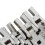 6Pcs Double Locking Tremolo Saddles, Silver 8