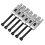 6Pcs Double Locking Tremolo Saddles, Silver 15