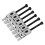 6Pcs Double Locking Tremolo Saddles, Silver 14