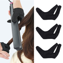 3 Stück hitzebeständige Handschuhe für Haarfärbemittel, Lockenstab, linke Hand