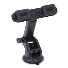 Dashboard Handheld Radio Mic Mount Black Suction Cup Compatible 2-Way Radios