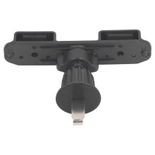 Support ABS noir pour radio portable à fixer sur la grille d’aération de voiture
