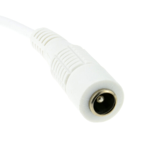 kenable 5.5 x 2.1mm DC Power Plug to Socket CCTV Extension Cable  3m WHITE 2