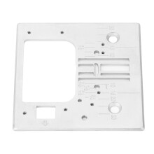 Plaque d'aiguille 7,5 7,6 cm Acier argenté K10/K85/K65