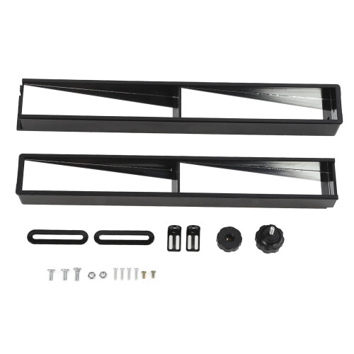 Universal 4-Panel Rearview Mirror for Golf Carts & Vehicles Wide Angle View 1