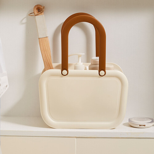 Large Plastic Bathing Basket, 33.2x25.5x13.5cm Multi-Purpose Caddy 2