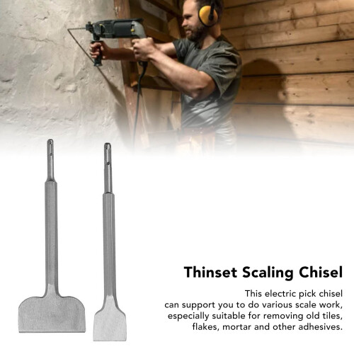 Electric Tile Removal Chisel 5.5mm Round Shank Chrome Steel 2