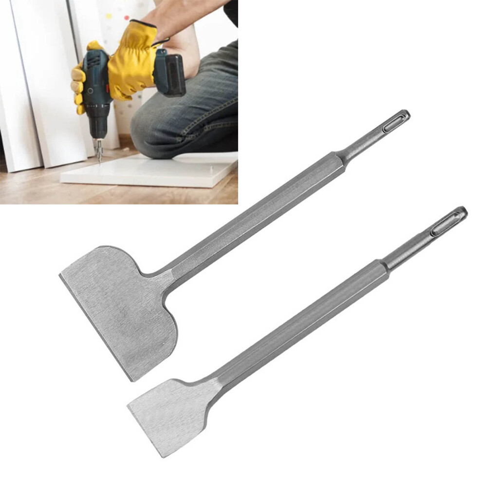 Wide Tile Removal Chisel - Chrome Steel Scraper 8301393498187