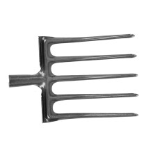 High Carbon Steel Digging Fork 34mm Heavy Duty Garden Spading Tool