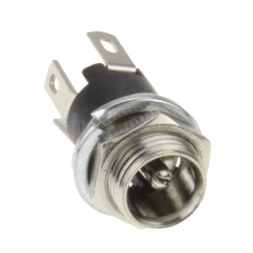 5.5 x 2.1mm DC Power Socket Panel Mount Solder Terminal End Adapter