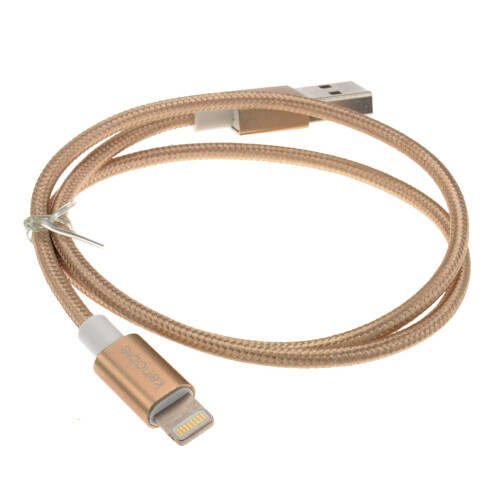 MFI Certified USB Cable Lead for iPhone 8/9/X Braided 0.5m 2