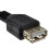kenable USB High Speed 24AWG Cable EXTENSION Lead A Plug to Socket BLACK 2m 5