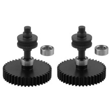 2PCS for Combo Gear Coating Hardened Steel CFS 5-Way Driven Wheel Wear Resistant 3D Printer Parts