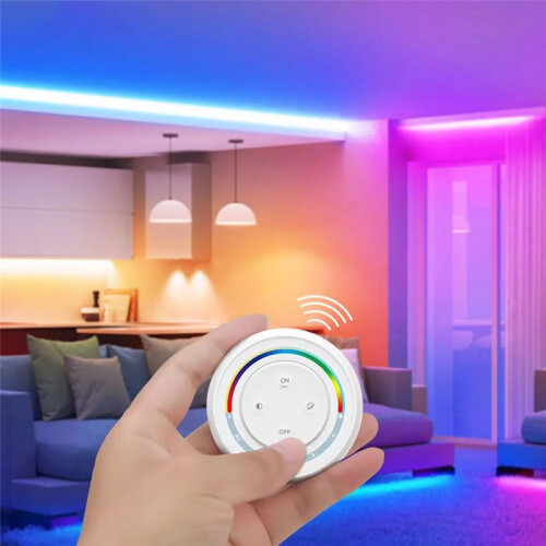 S2W+ 4-Zone 2.4GHz Rainbow Remote Adjustable Saturation CCT/Brightness  RGBCCT for Series Bulb Light Controller 2
