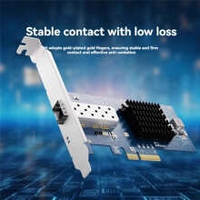 Tarjeta de Red para Servidor de 10 GB X520-da SFP+, Adaptador de Red Ethernet de Fibra Óptica con Chip 82599 para Escritorio