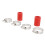 High Temp Silicone Pipe Clamps Connector for Banshee 1987-2006, Red (2 Pack) 7