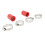 High Temp Silicone Pipe Clamps Connector for Banshee 1987-2006, Red (2 Pack) 13