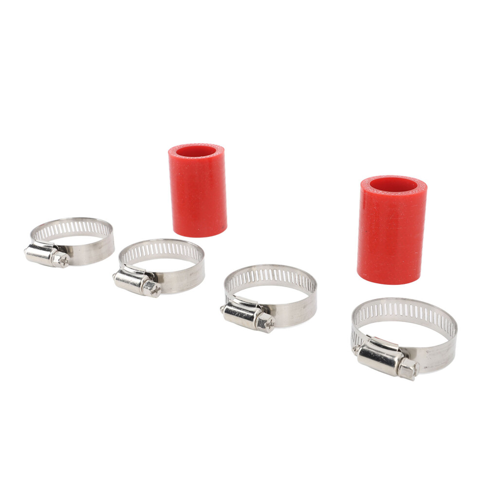 High Temp Silicone Pipe Clamps Connector For Banshee 1987-2006, Red (2 Pack) 7891386550936
