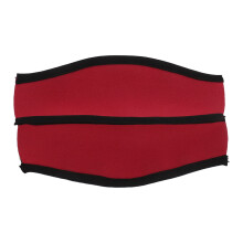 Diving Slap Straps & Double Layer Neoprene Hair Wrap for Water Sports in Red