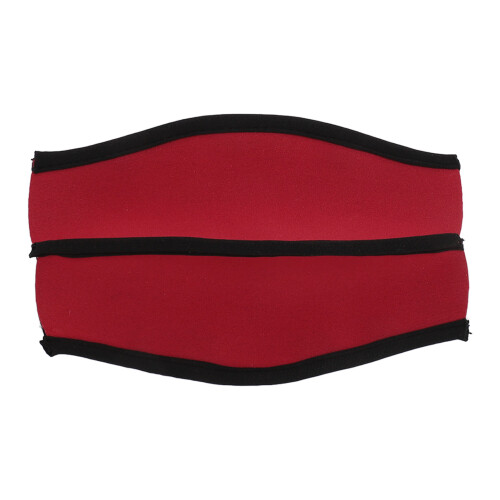 Red Dive Hair Protector Wrap with Double Layer Neoprene for Water Activities