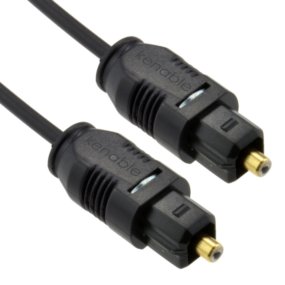Kenable Tos Link Toslink Optical Digital Audio Cable 2.2Mm Lead 2M